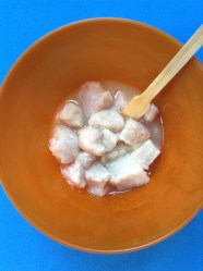 7 mezclar cazon y lima