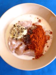 2 mezclar con carne y especias