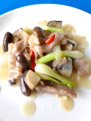 ternera salteada con salsa de ostrassss