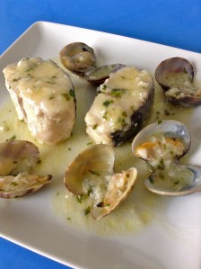 merluza en salsa verdee