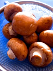 5 lavar champiñones