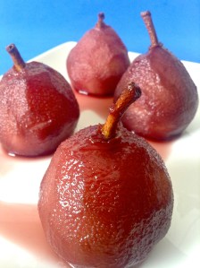 peras al vino