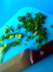 7 picar cilantro