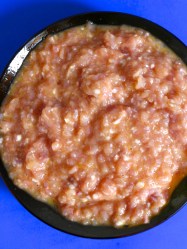 7 añadir carne picada pollo