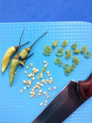 5 picar ají en aros