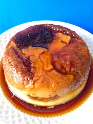 flan con magdelanas borrachas