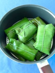 16 colocar en vaporera