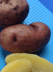 0 pelar y trocear papas hervidas