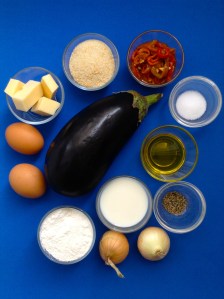 croquetas de berenjenas y pimientos ingr