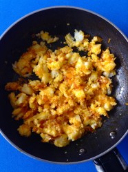 12 añadir queso y remover