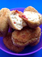 croquetas de berenjenas y pimientoss