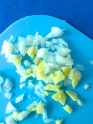 5 picar jengibre cebolla