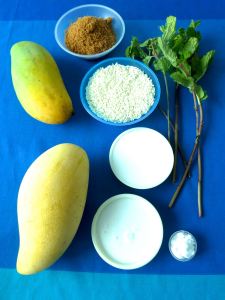 arroz dulce con mango ingr