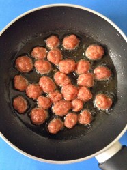 8 freir albondiguillas