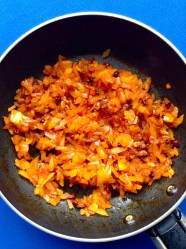 2 rehogar verduras con achiote