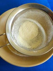 12 tamizar harina y sal