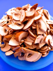 6 laminar champiñones