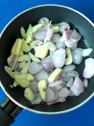 14 rehogar chalote y ajo