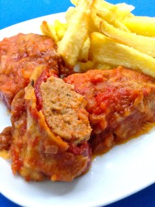 pimientos rellenos con patatasss