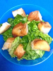 8 lechuga y picatostes