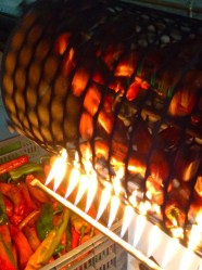 2 asar pimientos en el asador